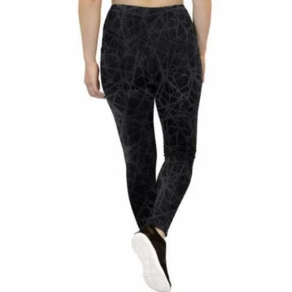 Spyder Women Performance High Rise Tight--Black Spyder Print - Picture 3 of 11